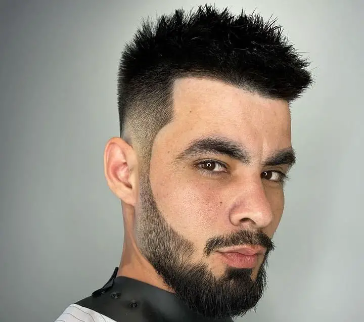 Short Spiky Regular Haircut 