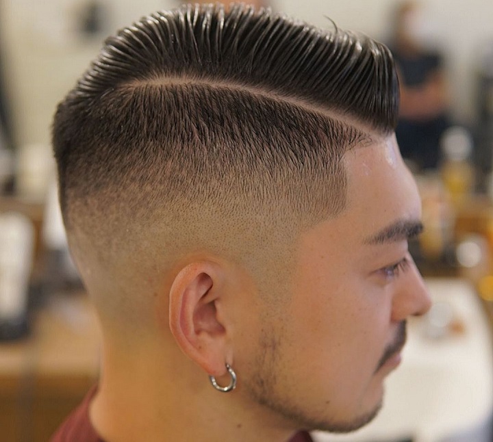 Side Part Fade Hairstyle