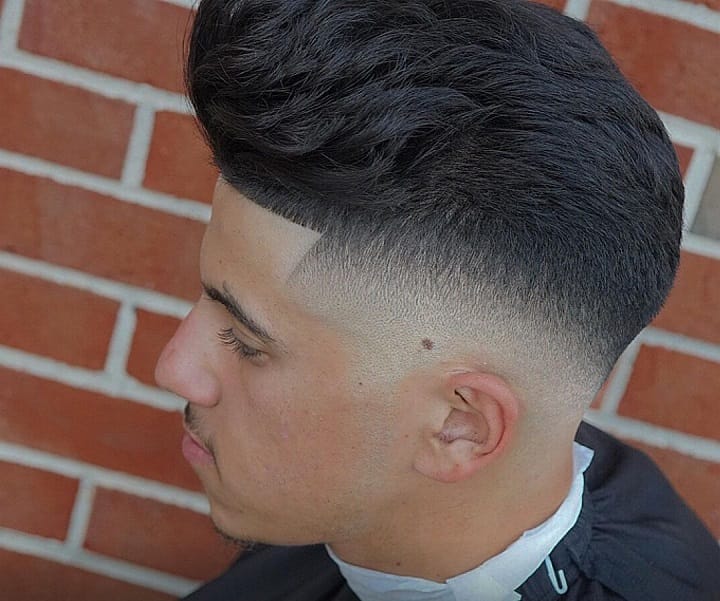 Skin Fade Textured Blow Back