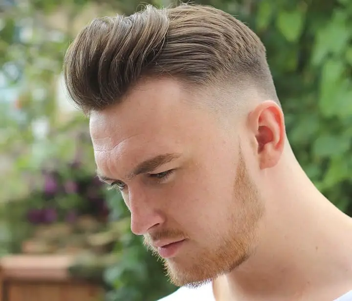 Subtle Taper Comb Over