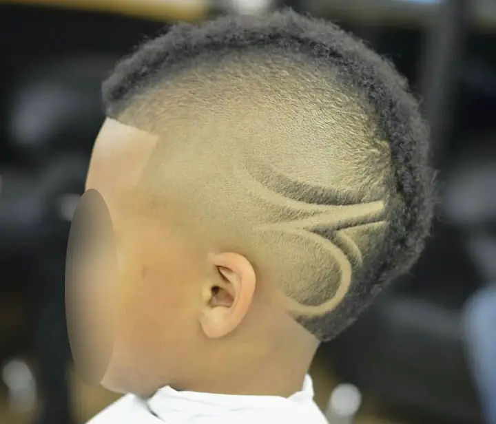 Thin Short Kids Haircut 