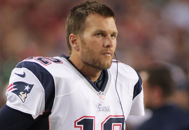 Bearded Tom Brady in NFL Jersey