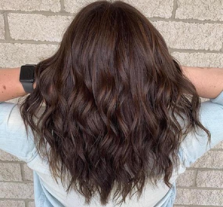 Chocolate Latte Hair Color
