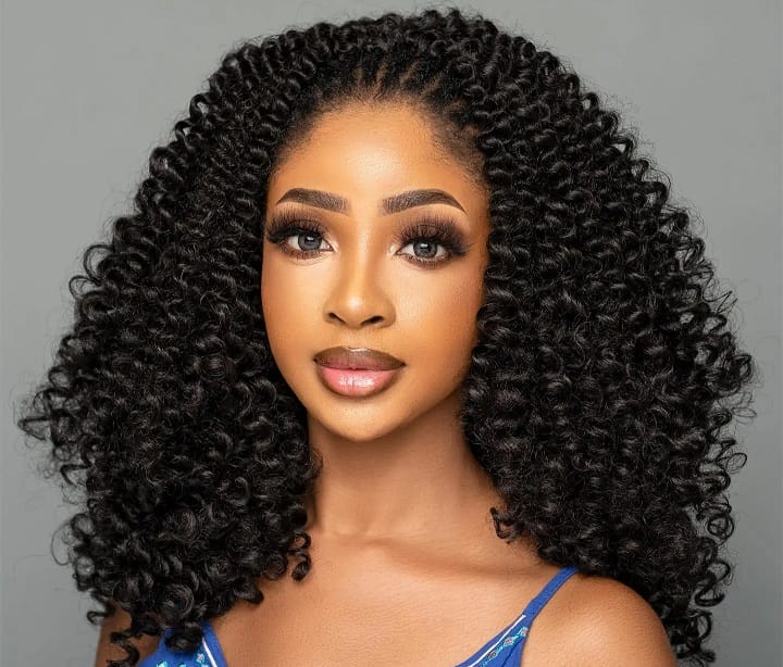 Black Girl With a Textured Crochet Hair
