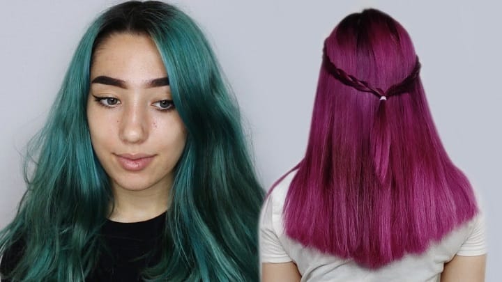 Green Hair Vs Purple Hair