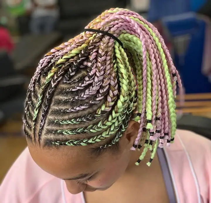 Pastel Prism Hairstyle 