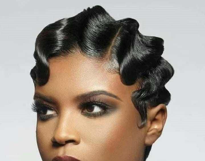 Black Woman With Finger Waves