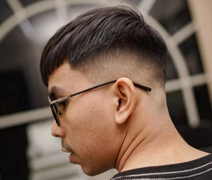 Bowl Cut Hard Fade