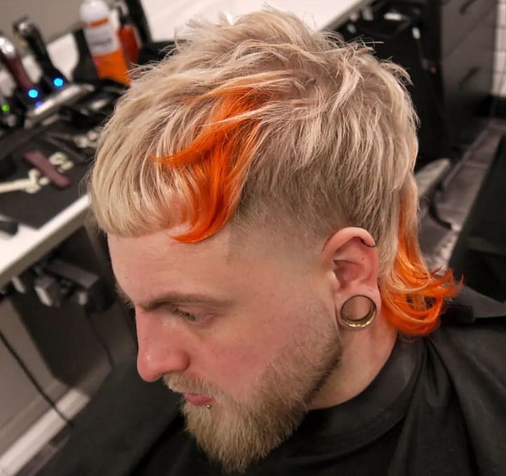 Crazy Mullet With Orange Partsfunny hair styles for guys
funny hair styles for men
goofy layered hair
