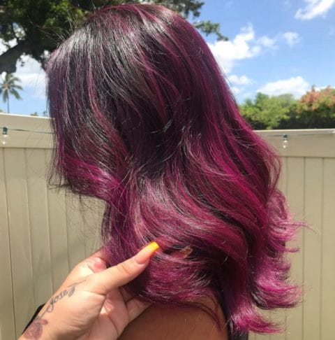 40 Best Plum Hair Color Ideas & Hairstyles for Rebel Look (Burgundy ...