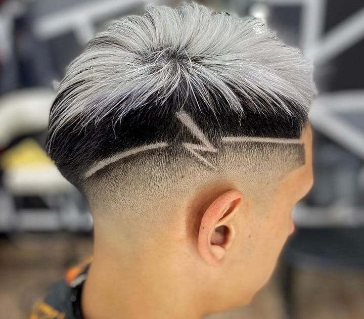 Gray Hair Undercut unique haircuts for men
unique hairstyle for man
unique men hairstyles
