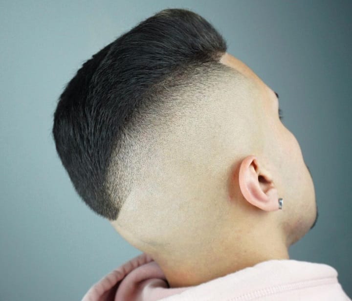 Shape-Up Undercut and Slicked Back Hair 