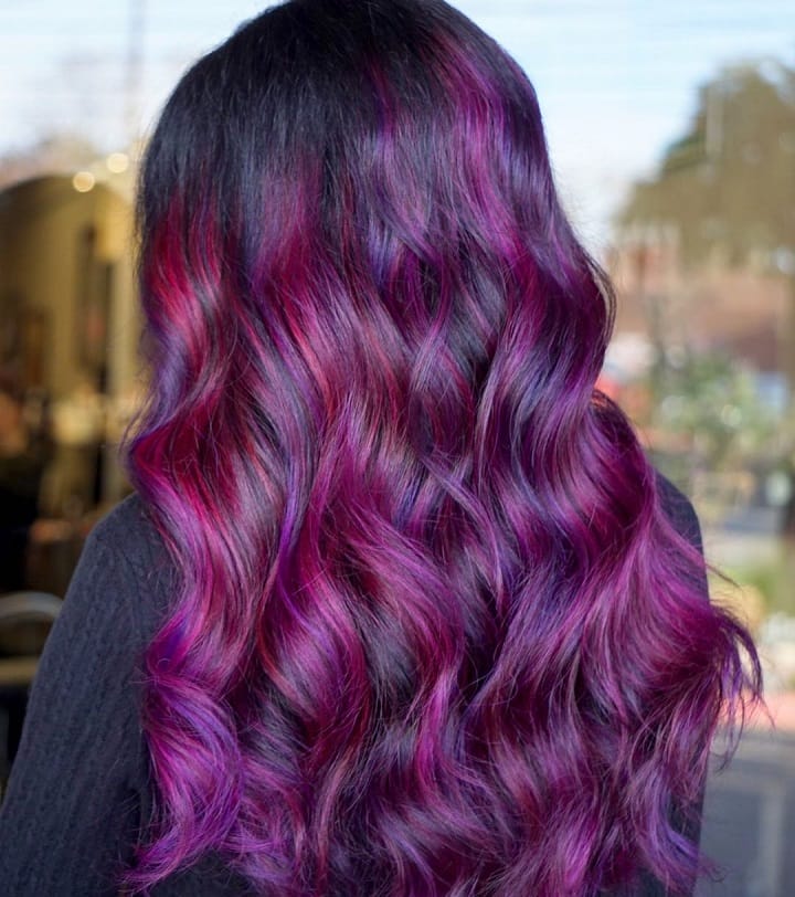 With Lavender Highlights 