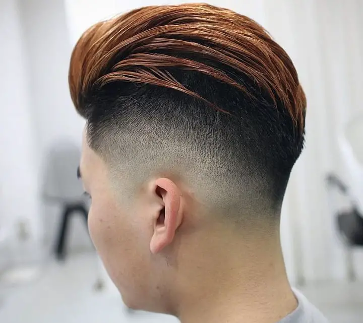 Copper Brown on a Cute Slick Back 