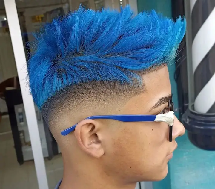 Electric Blue Quiff