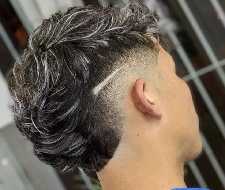 Platinum Highlihted Mullet