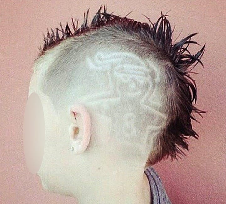 Shaved Side Hairtattoo