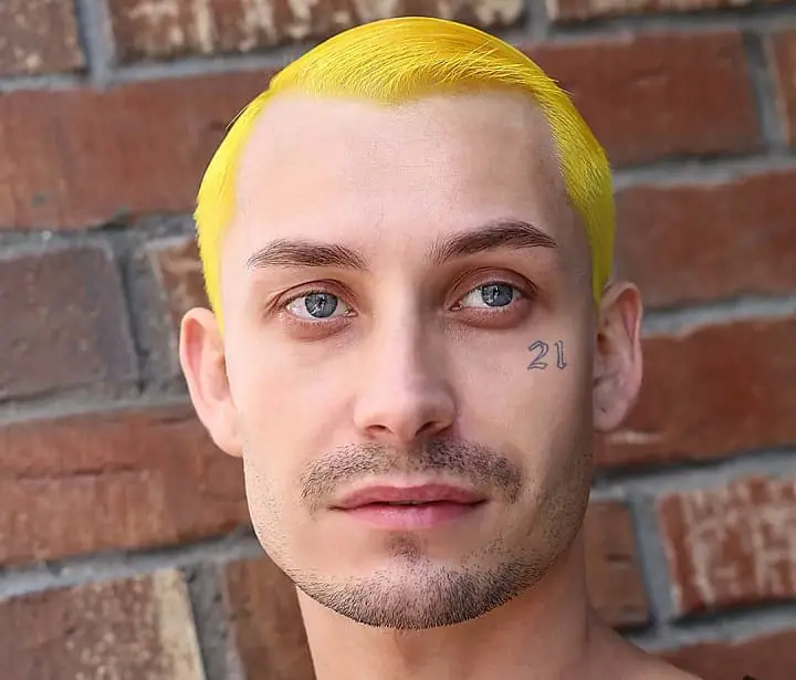 Yellow/Brassy Dyed Hair