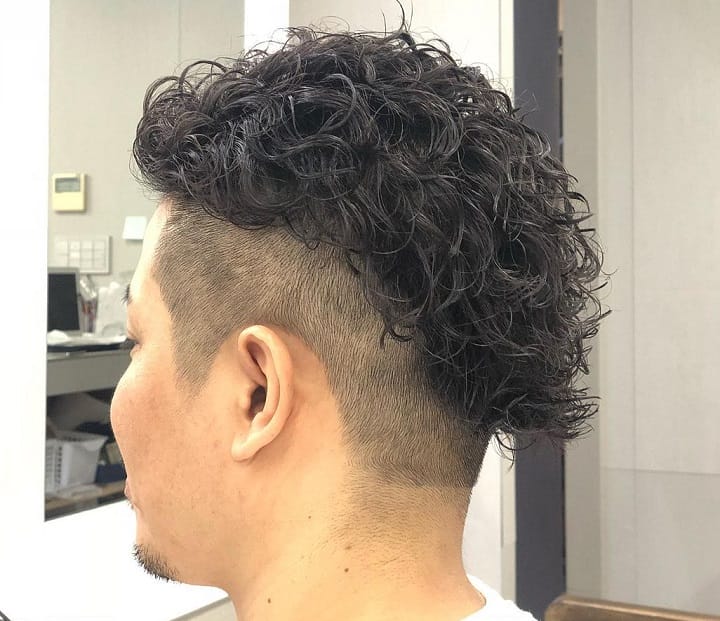 Fade And Wavy Curly Perm