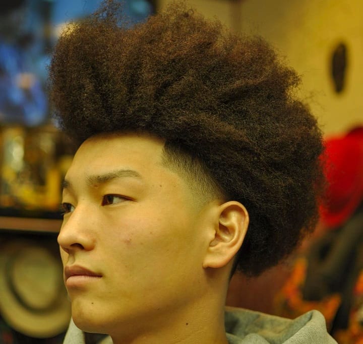 Puffy Top Japanese Hairstyle