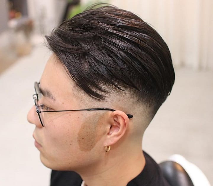 Side Swept Bangs Japanese Haircut