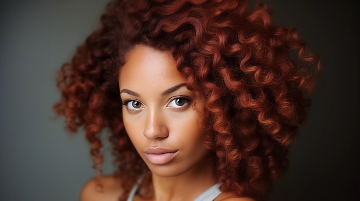 Auburn Hairstyle Color for African-American Women