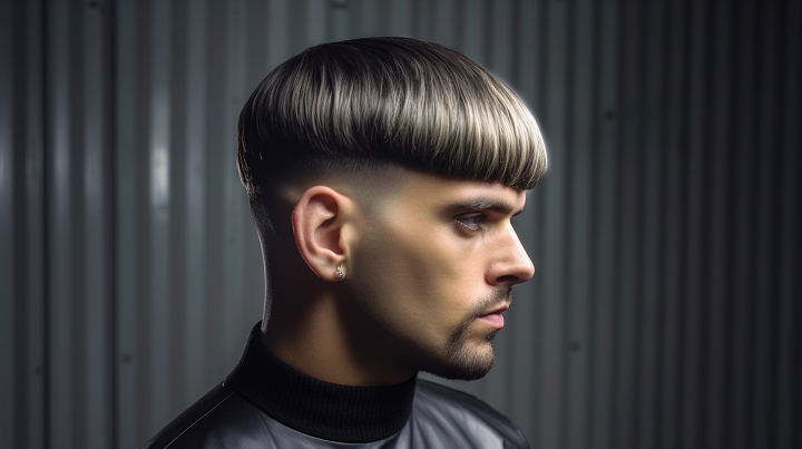 Bowl Cut Bald Fade Hair