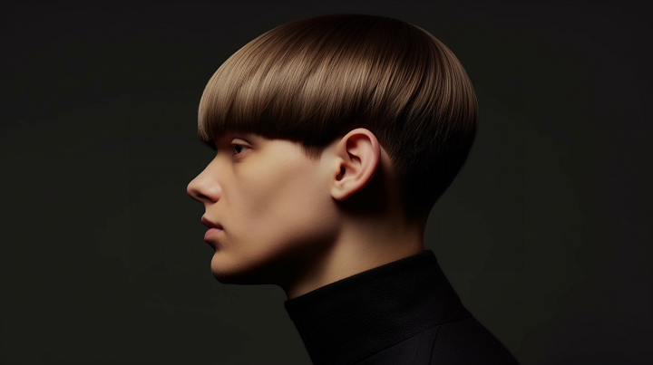 Bowl Cut Straight Haircut