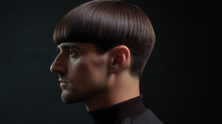 Bowl Cut Taper Fade Haircut