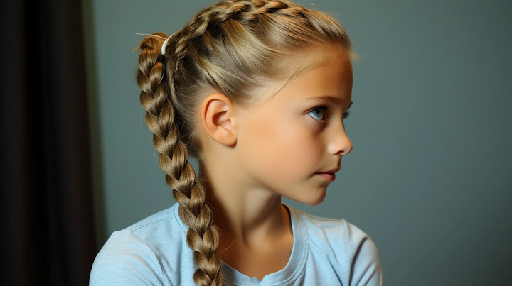 Braided Ponytail Hair for Girls