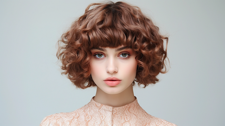 Curly Pageboy Hairstyle