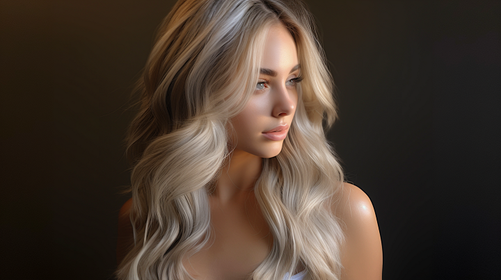 Dirty-Silver Blonde Hair Color Style