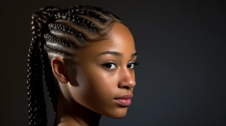 Lovely Girls Cornrow Hair