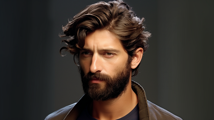 Medium Length Textured Hairstyle For Guys