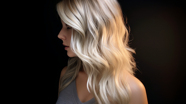 Shadow Root Blonde Haircut