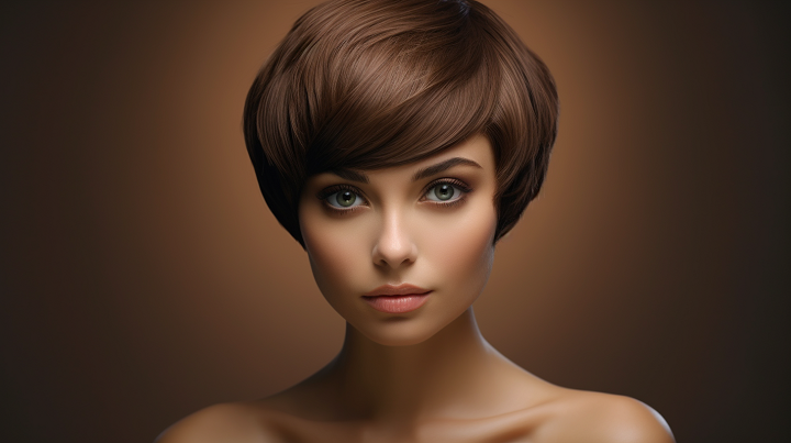 Short Architectural Bob Hairstyle