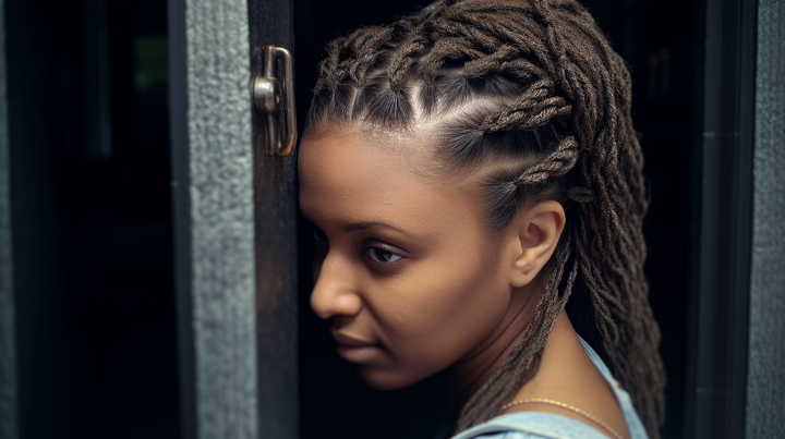 Three-Strand Braid Updo Haircut