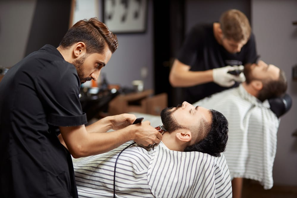 barber shop classic haircuts men