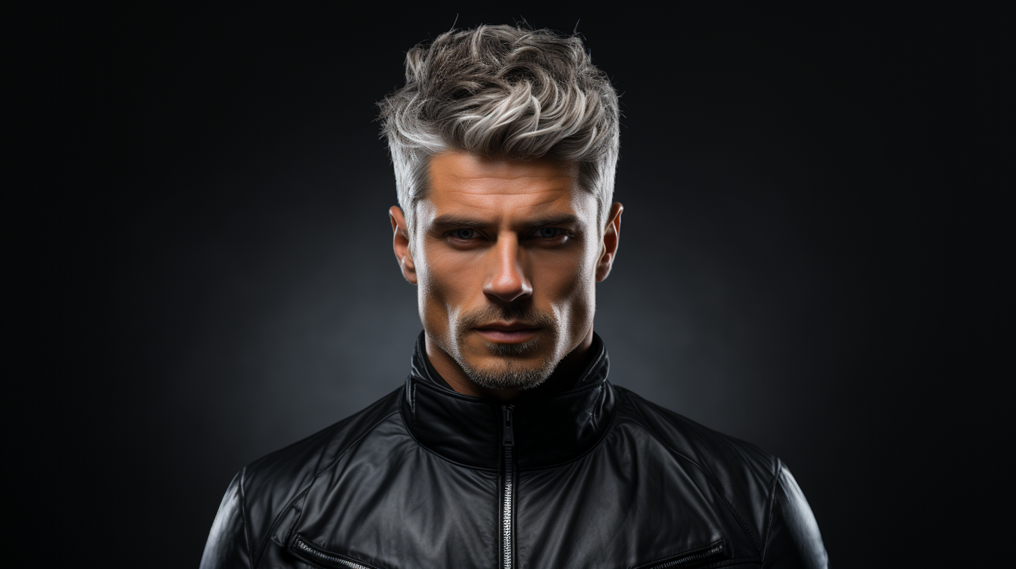 mid taper crew cut hairstyle mens