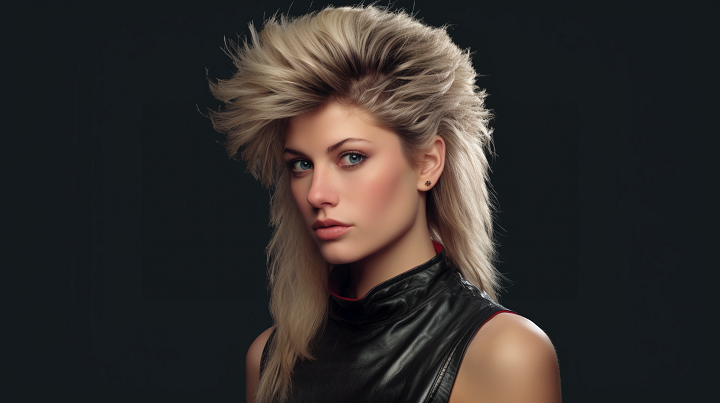 80s Mullet Hairstyle