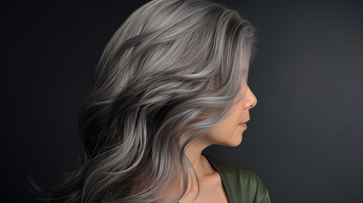 Colorless Gray Highlights Hair