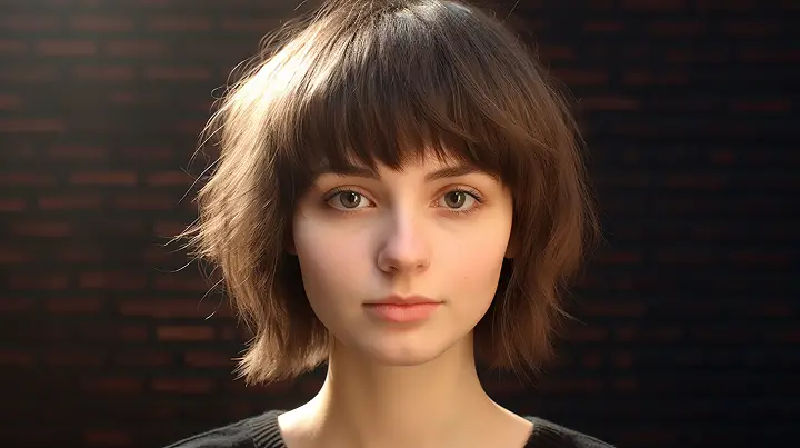 Short Shaggy Bangs Hairstyle