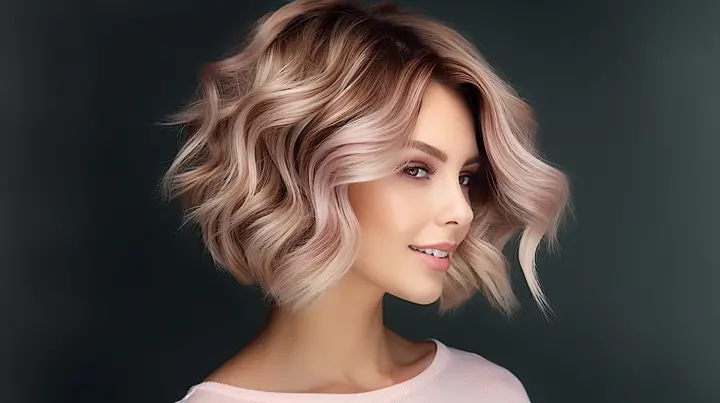 Short Wavy Sassy Bob Hair