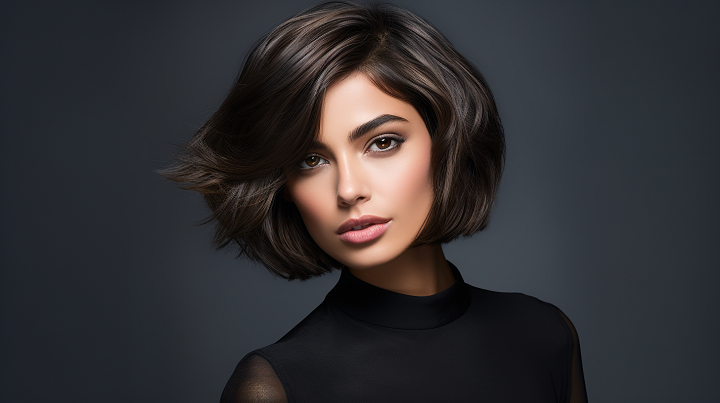 Side-Swept Bob Hairstyle