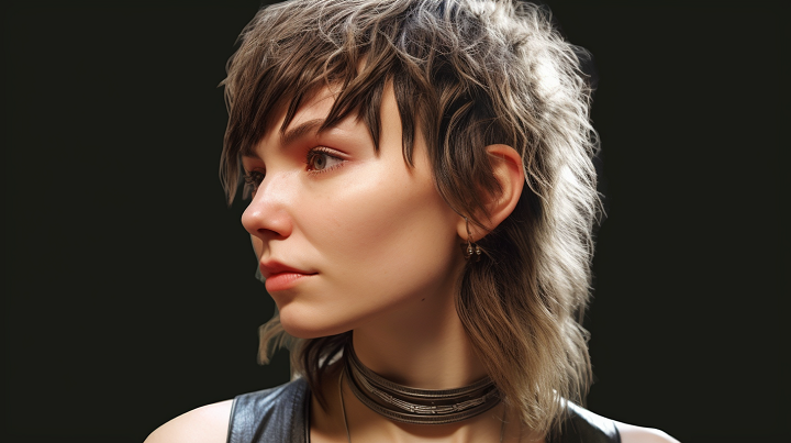 Textured Mullet Hair