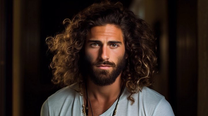 Highlighted Long Jewfro Hair