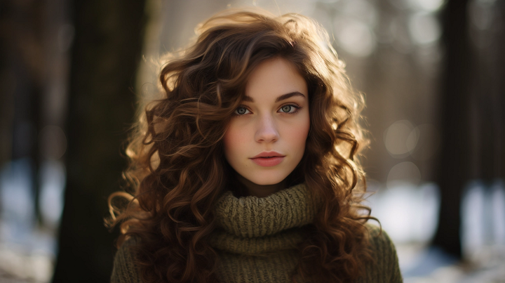 Long Wavy Perm Hair for a Curly Girl