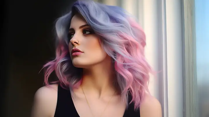 Pastel Layers Scene Hair