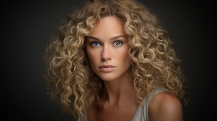 Perfect Wavy Perm for Blonde Hairstyle