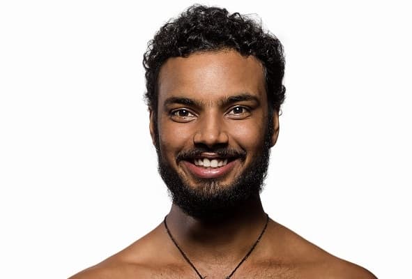 Indian Man With Curly Hair
